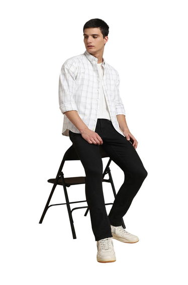Checked Long Sleeves Casual Shirt