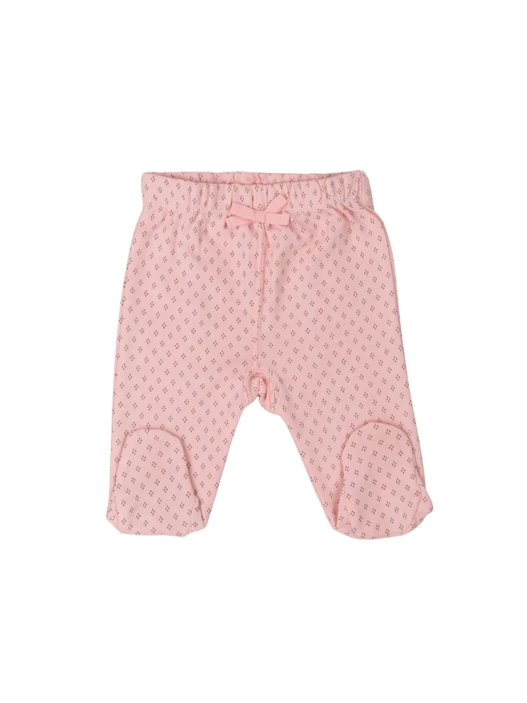 Pack of 2 - Baby Soft Cotton Interlock Footed Pants, 0-3M - 1