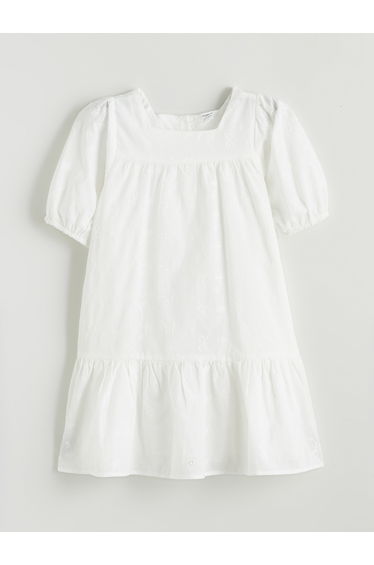 Patterned Girls' Jersey Dress