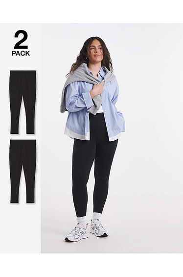 2 Pack Cotton Rich Leggings