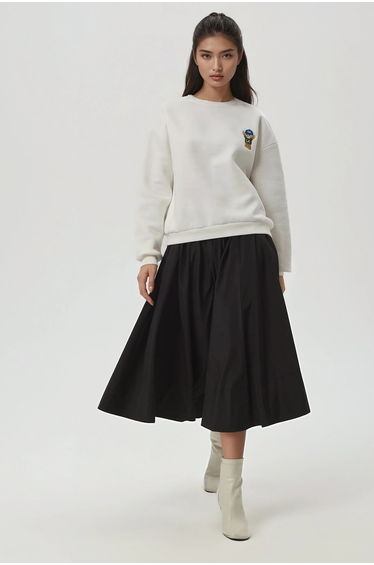Embroidered Cotton Sweatshirt