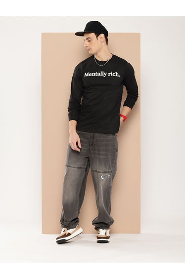 Men Long Sleeve Printed T-Shirt