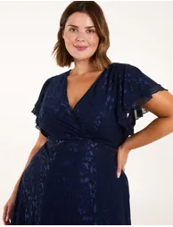 Curve Mesh Wrap Dress - 3