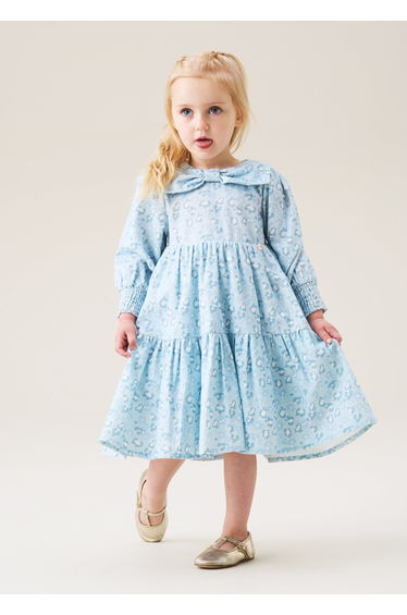 Ava Bow Collar Cord Dress