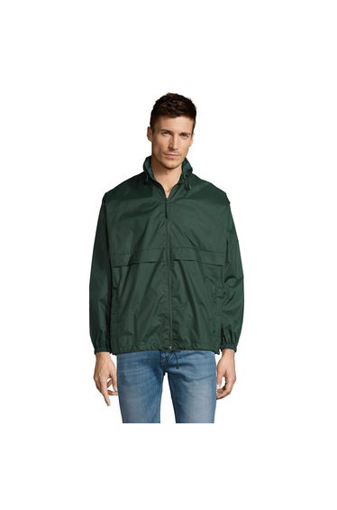 SOLS Surf Windbreaker Lightweight Jacket - Forest Green