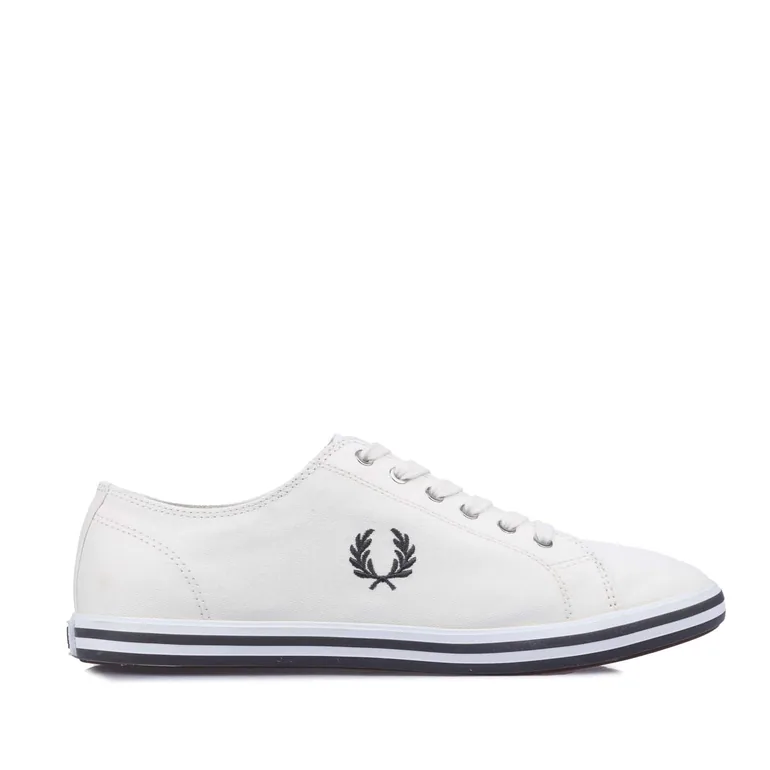 Men's Fred Perry Kingston Twill Trainers in White