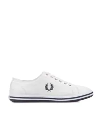 Men's Fred Perry Kingston Twill Trainers in White