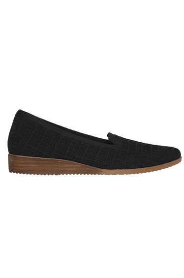 Skechers Womens/Ladies Cleo Wedge Trainers - Black