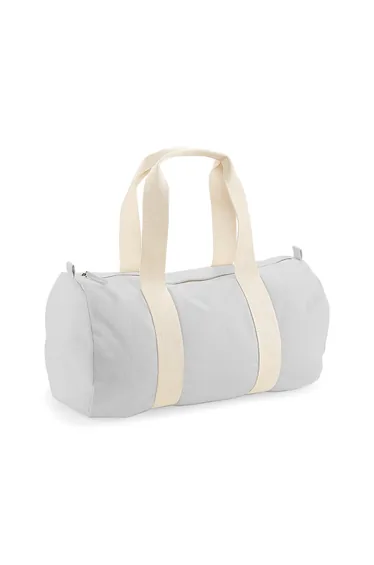 Westford Mill EarthAware Organic Barrel Bag - Light Grey