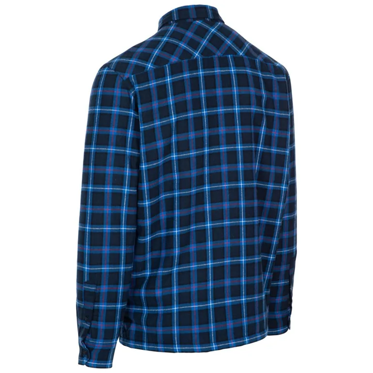 Trespass Mens Rapeseed Check Shirt - Dark Blue - 1