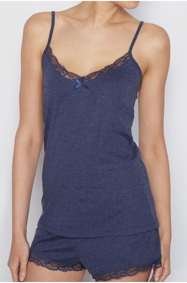 Lace Trim Short Pyjamas