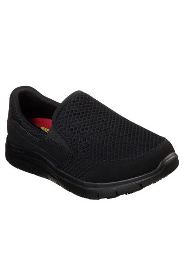 Skechers Womens/Ladies Cozard Leather Trainers - Black