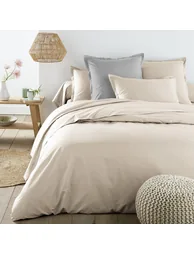 غطاء وسادة قطن سادة - 2