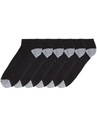 Pack of 6 Pairs of Trainer Socks in Cotton Mix