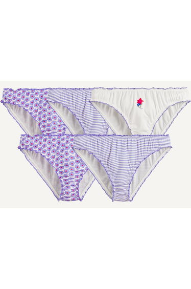 Pack of 5 Gathered Briefs