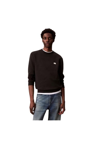 Calvin Klein Mens Woven Sweatshirt - Black