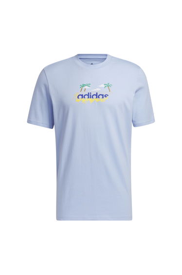 Linear Beach-Bit Short Sleeve Graphic T-Shirt