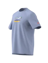 Linear Beach-Bit Short Sleeve Graphic T-Shirt - 8