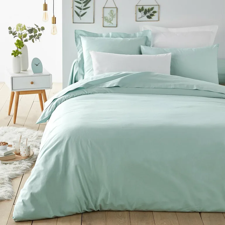 غطاء وسادة بولي قطن سادة - 6