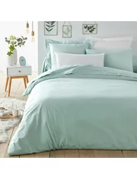 غطاء وسادة بولي قطن سادة - 6