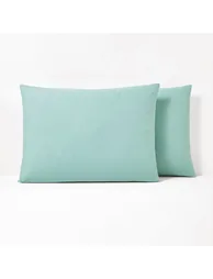 غطاء وسادة بولي قطن سادة - 5