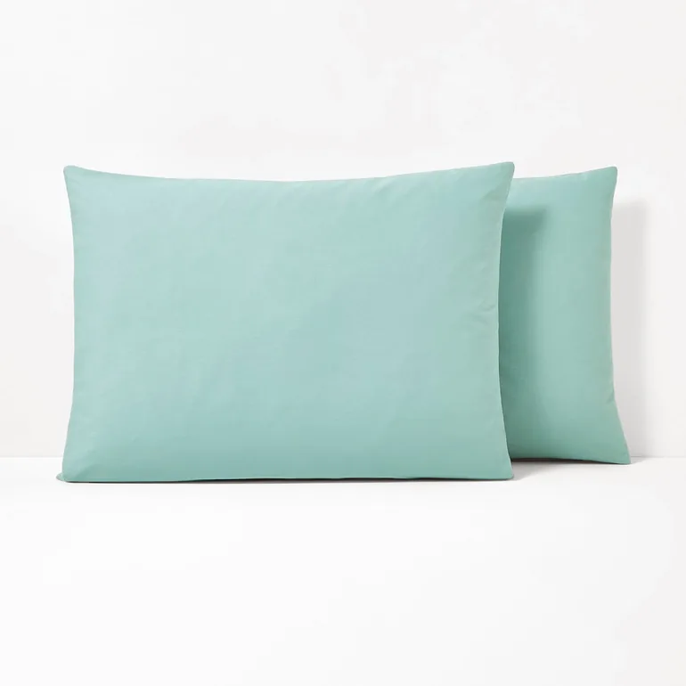 غطاء وسادة بولي قطن سادة - 2