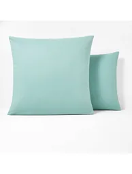 غطاء وسادة بولي قطن سادة - 3