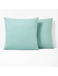 غطاء وسادة بولي قطن سادة - 4