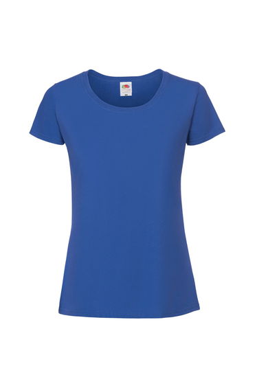 Fruit Of The Loom Womens/Ladies Ringspun Premium T-Shirt - Cobalt