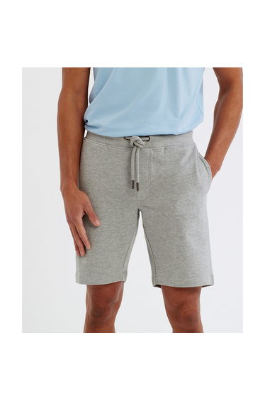 Mens Recycled Jersey Shorts - Heather Grey Melange
