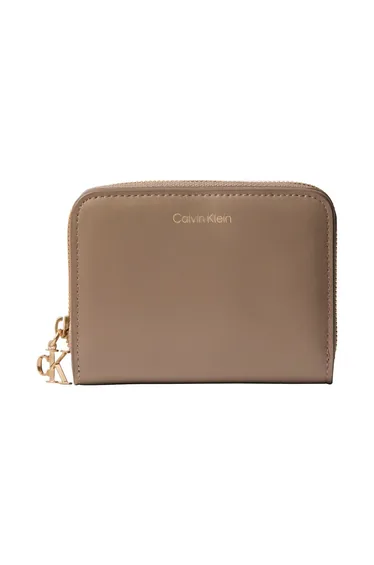 CK Medium Flap Zip Around Desert Taupe