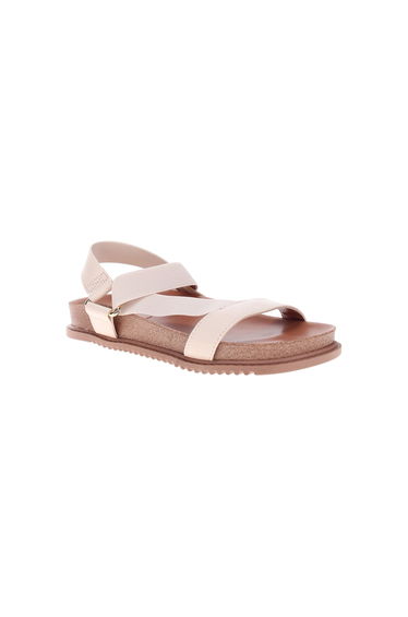 Cross Strap Wedge Heel Sandals
