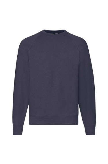 Fruit Of The Loom Mens Classic 80/20 Raglan Sweatshirt - Deep Navy