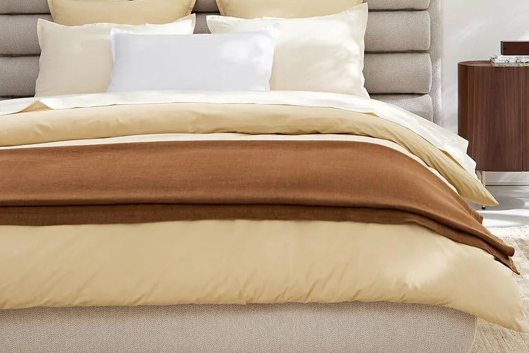 شرشف سرير قطن بحواف مطاطية بإرتفاع 30سم - 1