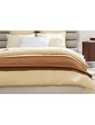 شرشف سرير قطن بحواف مطاطية بإرتفاع 30سم - 1