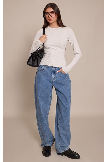 Vintage Dipped Back Style Boyfriend Jeans