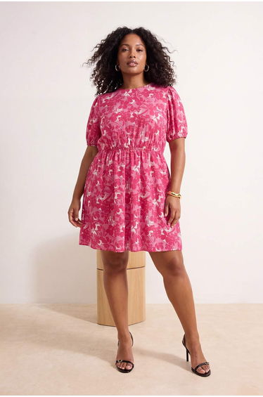 Multi Color Finike Woven Large Size Dress