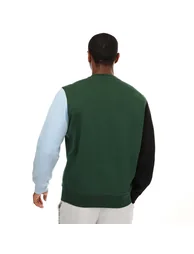 Men's Lacoste Brushed Fleece Sweatshirt in Green - 1