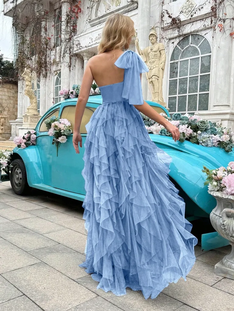 solid color formal dress EVERPRETTY Elegant Solid Color Bridesmaid Dress Formal Evening Gown Wedding Guest Evening Dress