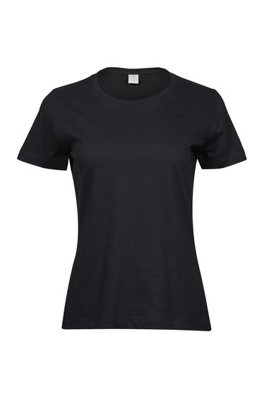 Tee Jays Womens/Ladies Sof T-Shirt - Black