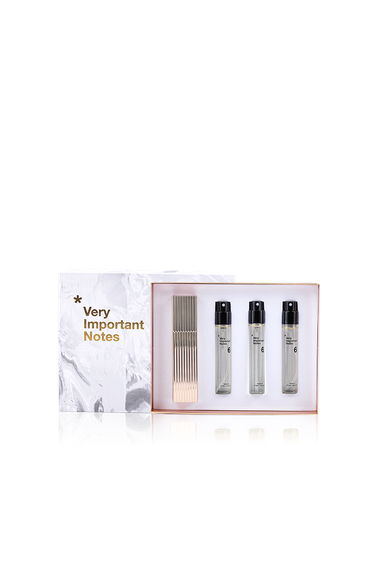 Very Important Notes No 6 Parfum - Bergamot, Cherry Blossom, White Musk, Vetiver - Travel Spray Set 3x12 ml + Gold Case