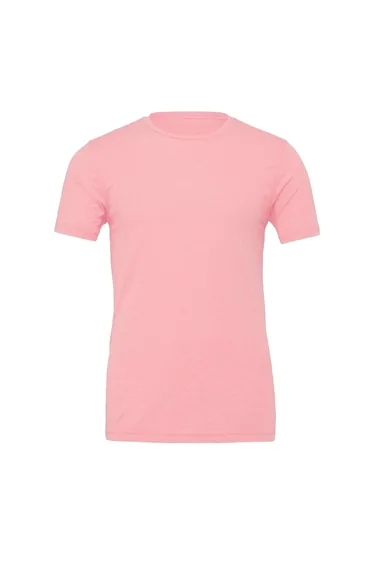 Bella + Canvas Unisex Jersey Crew Neck T-Shirt - Pink