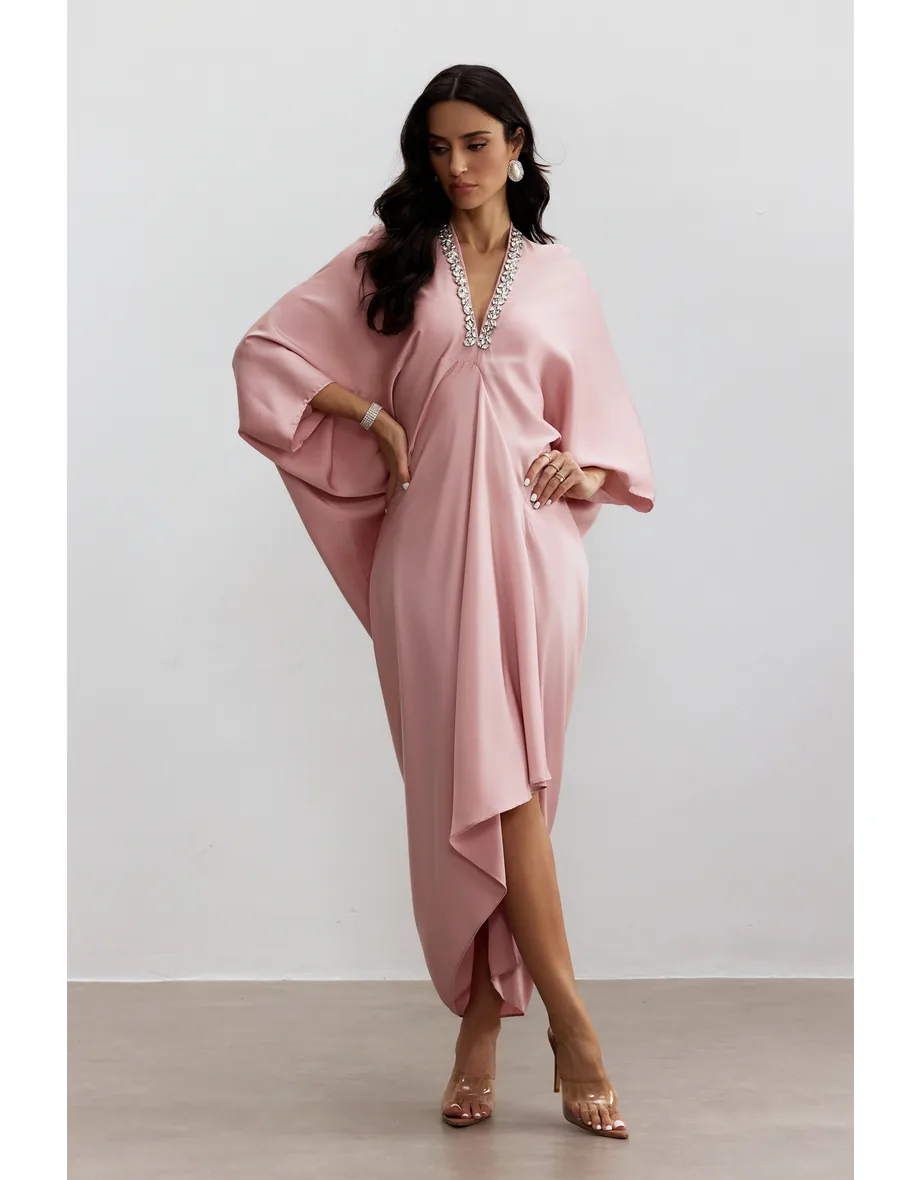 tasha blooming flowy dress Ladivine CC475 Prom Dress - Coral main image 0