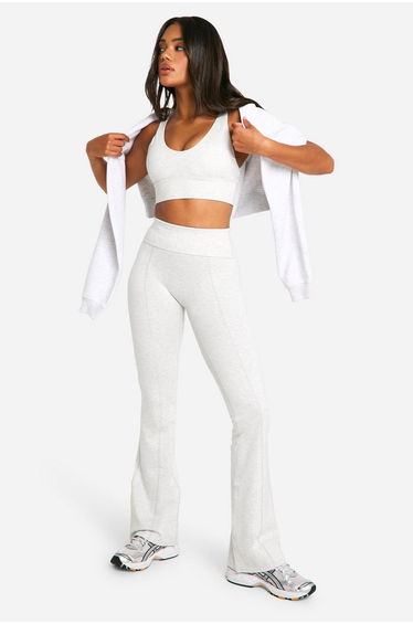 Dsgn Studio Supersoft Sculpt Flared Legging - ash grey