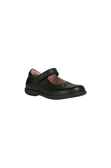 Geox Girls Naimara Ballerina Leather Mary Janes - Black