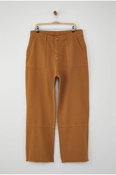 Mustard High Waist Wide Leg Plus Size Wide Leg Jeans