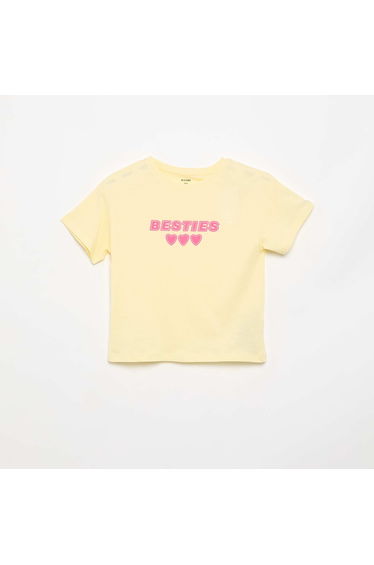 Fantasy Print T-Shirt YELLOW