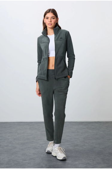 TOMMY Women's Long-Sleeve Zipper Tracksuit Set