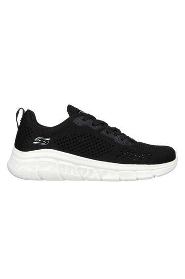 Skechers Womens/Ladies Bobsbflex Knitted Slip-on Trainers - Black