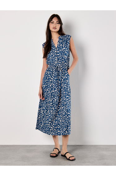 Animal Print Midi Dress